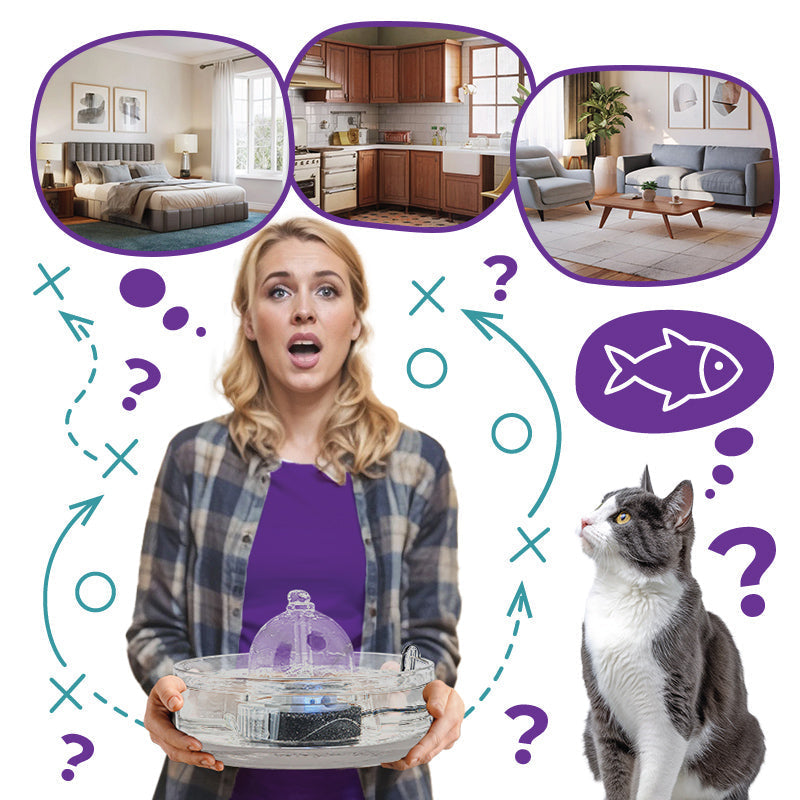 Where to place your cat fountain