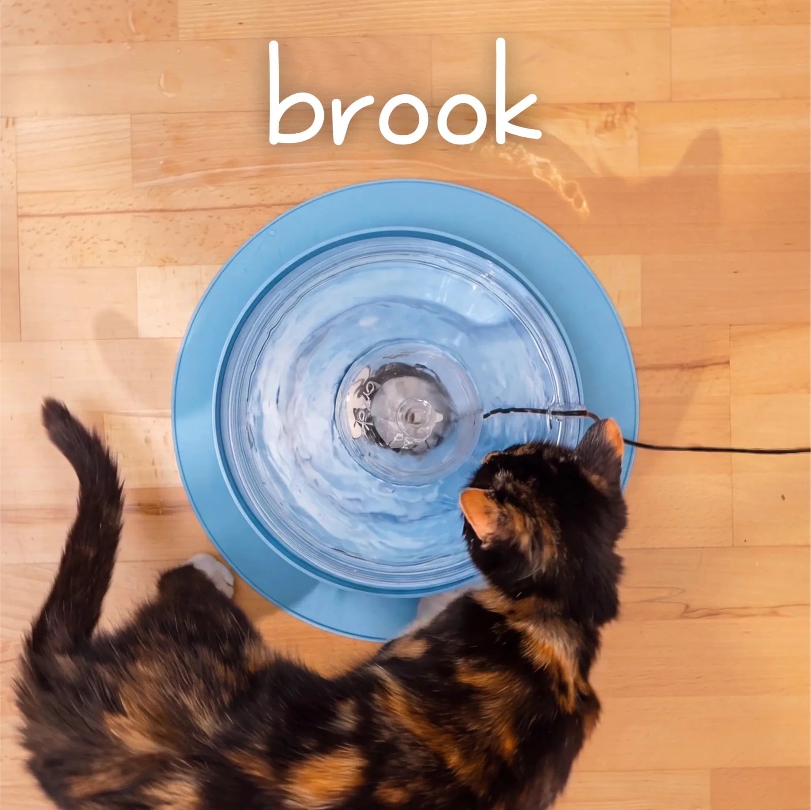 Brook Splash Mat – Silicone Mat for Glass Cat & Dog Fountains - Brook