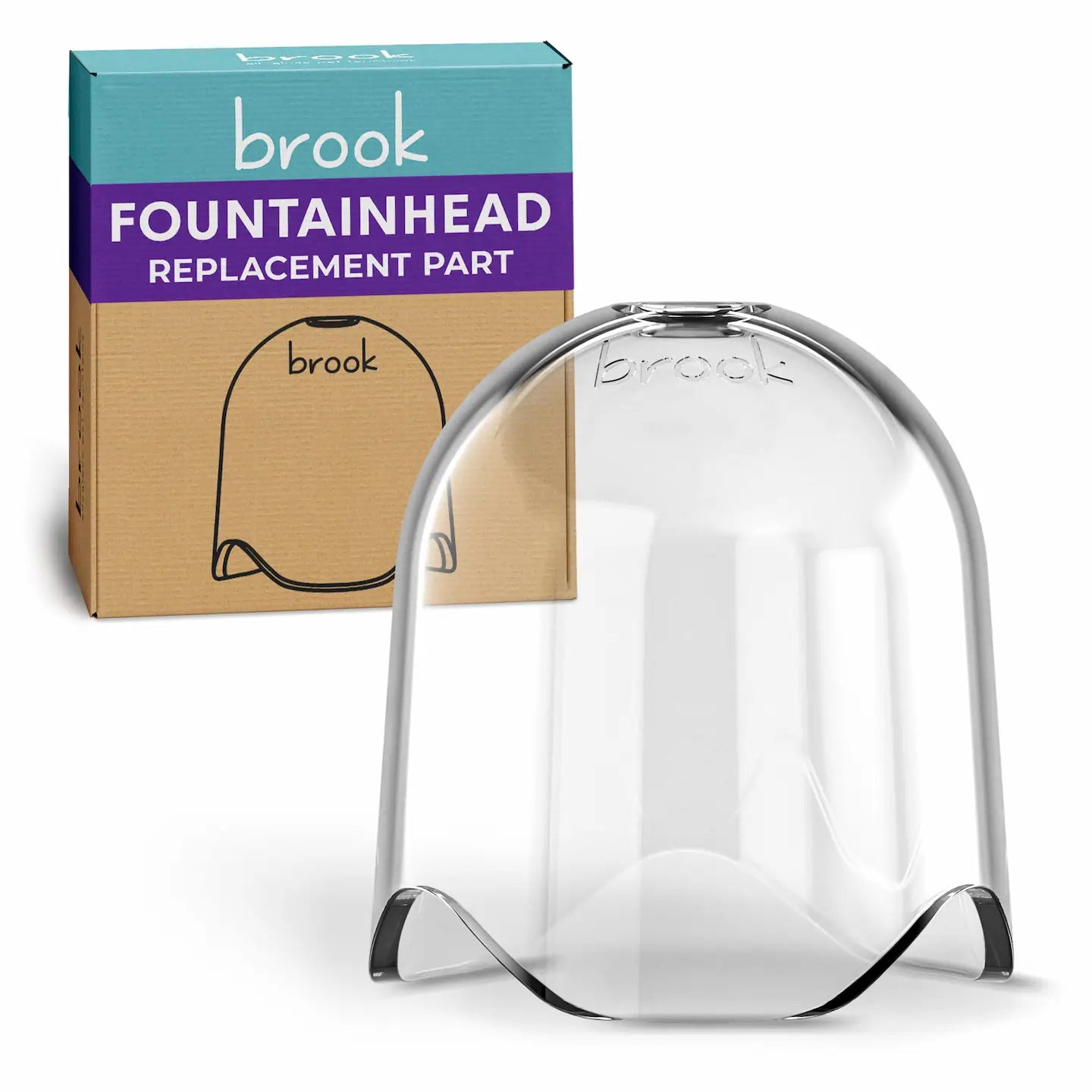 Glass Fountainhead Replacement for Brook Pet Fountains - Brook